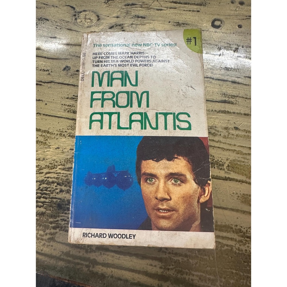 VTG Man from Atlantis #1 by Richard Woodley - TV tie-in - First edition
